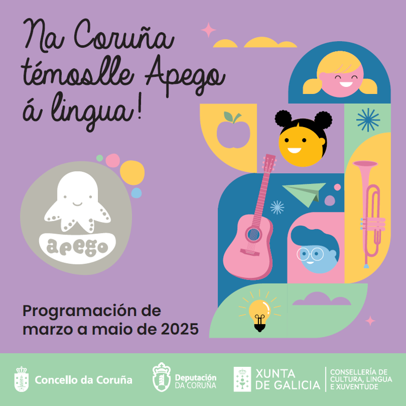 Actividades de primavera del programa APEGO: difusión cultural para niños gallegos de 0 a 6