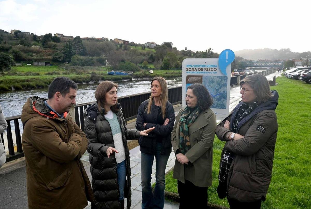 La Xunta instala paneles informativos en concellos gallegos para concienciar sobre el riesgo de inundación