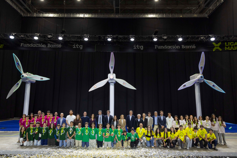 Alumnado gallego destaca en V Liga Maker Drone en Coruña