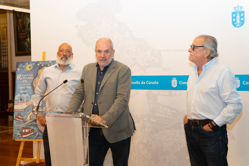 Coruña vibrará con las Festas do Rosario, música y cultura en la Cidade Vella