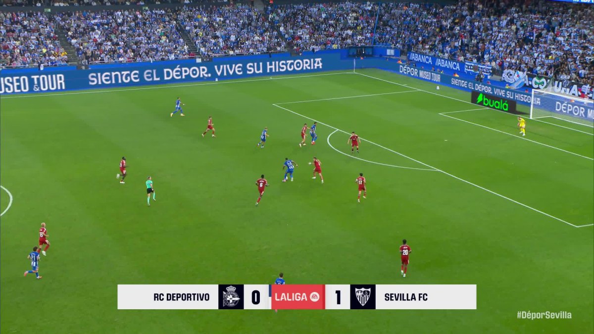 El Deportivo cae ante el Sevilla en un partido marcado por la falta de acierto