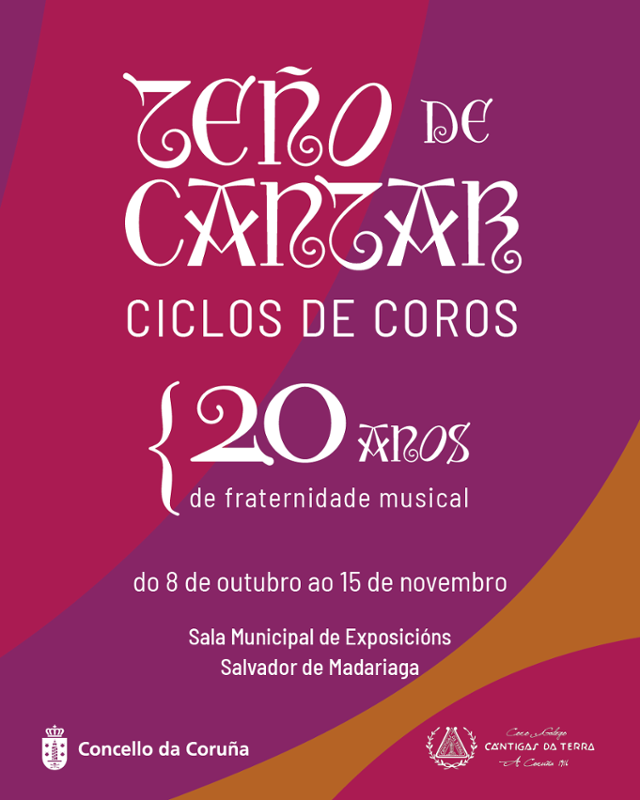 Coruña conmemora 20 ediciones del Ciclo de Coros con la exposición «Teño que cantar»